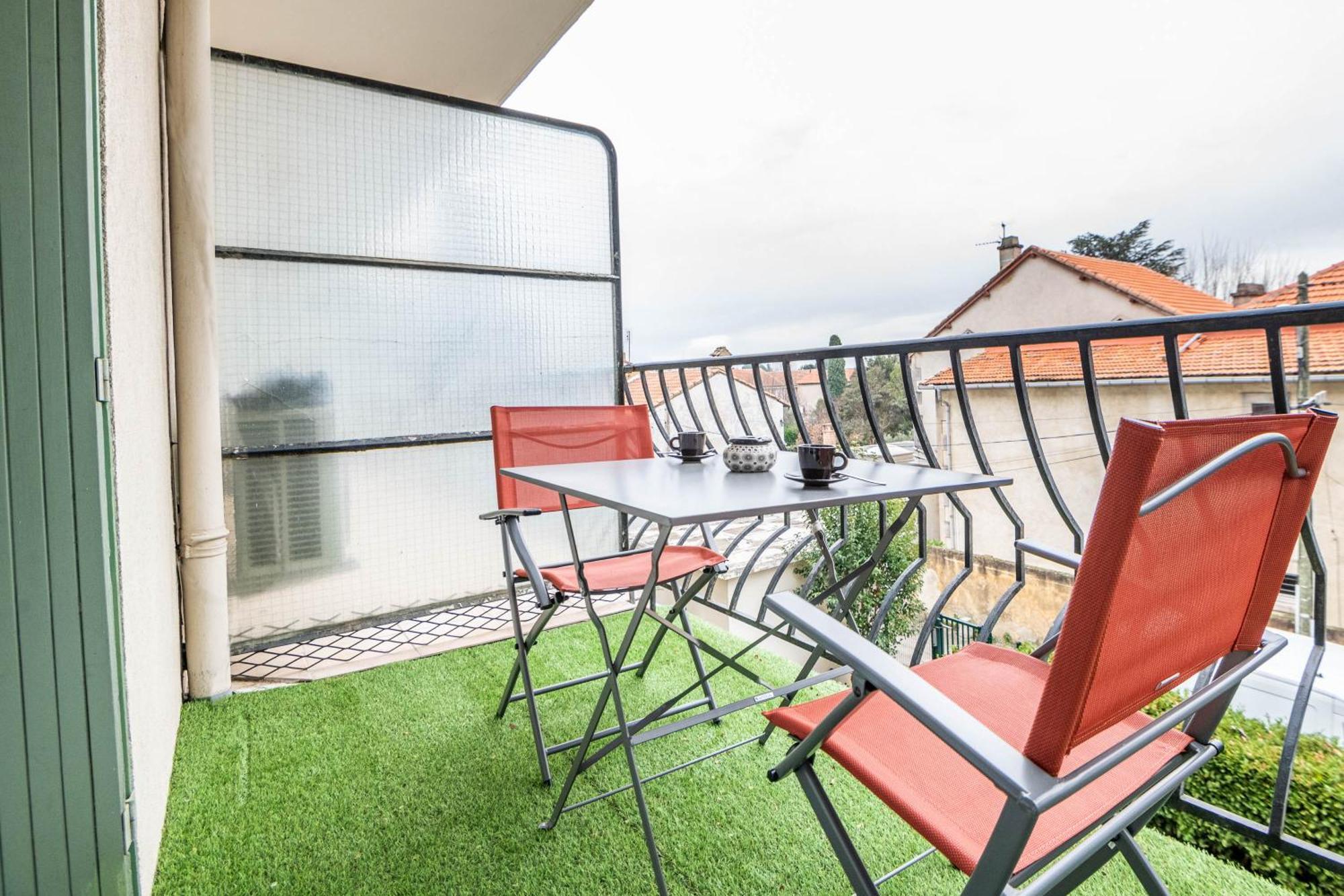 Апартаменты Au Calme De L'Iris - Clim - Garage - Wifi - Tramway Авиньон Экстерьер фото